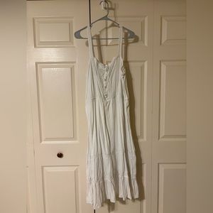 Aerie midi white sundress